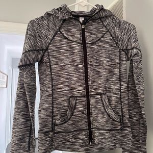 Cute girls black and white jacket